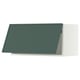 SEKTION Wall cabinet horizontal, white/Aspudden dark gray-green, 30x15x15 "