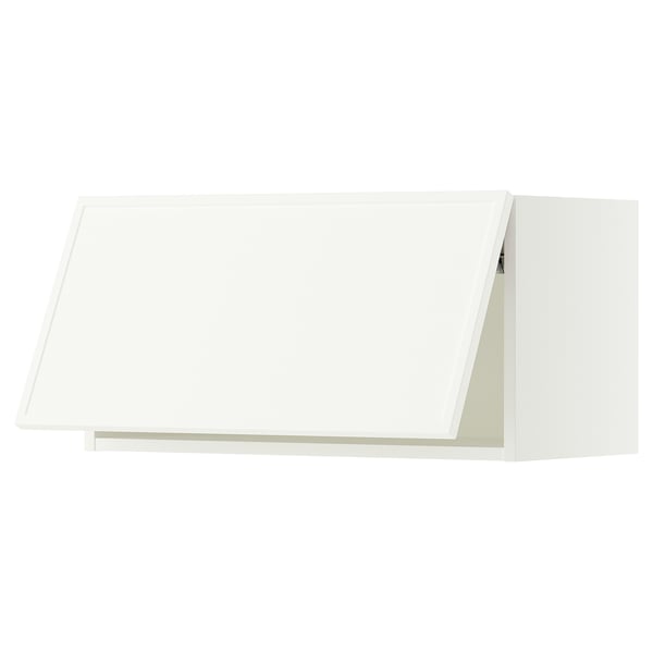 SEKTION Wall cabinet horizontal, white/Aspudden matt white, 30x15x15 "