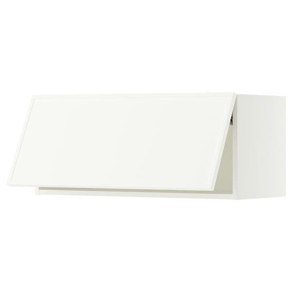 SEKTION Wall cabinet horizontal, white/Aspudden matt white, 36x15x15 "
