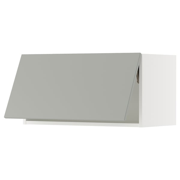 SEKTION light grey kitchen cabinet, modern, rectangular, sleek.