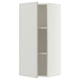 SEKTION Wall cabinet, white/Aspudden light gray, 18x15x40 "