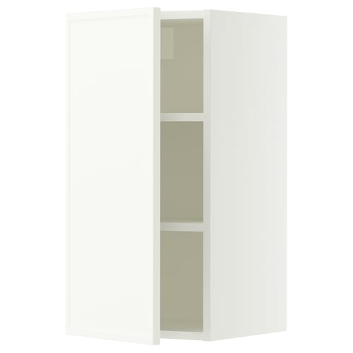 SEKTION Wall cabinet, white/Aspudden matt white, 15x15x30 "