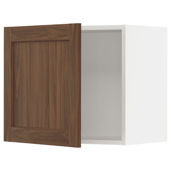 SEKTION walnut cabinet door, modern design, wooden finish, rectangular shape.
