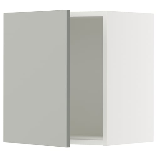 SEKTION kitchen cabinet, light grey, rectangular, modern clean design, flat panels.