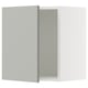 SEKTION kitchen cabinet, light grey, rectangular, modern clean design, flat panels.