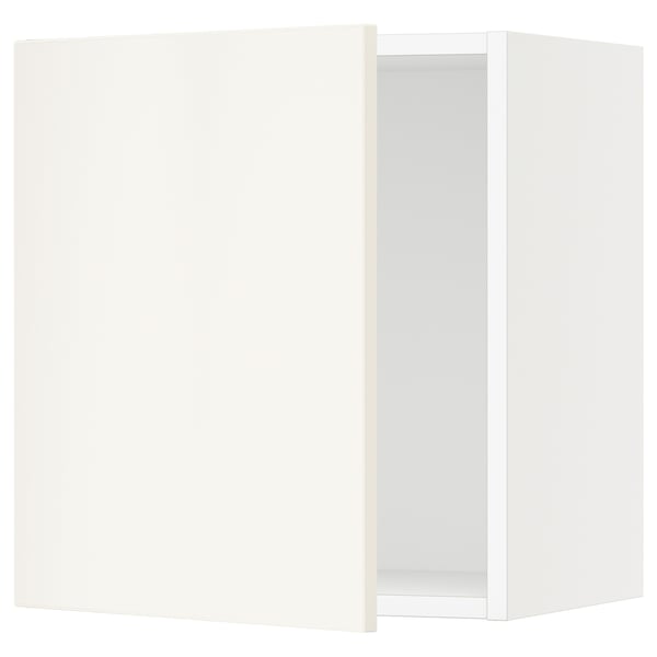 White SEKTION kitchen cabinet with smooth surfaces and clean lines.