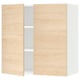 SEKTION kitchen unit, light ash, 45x30x30cm, 2 doors, 1 shelf. Adjustable, with damper hinges.