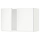 White minimalist kitchen cabinet unit, matte finish, square shape, modern design.
