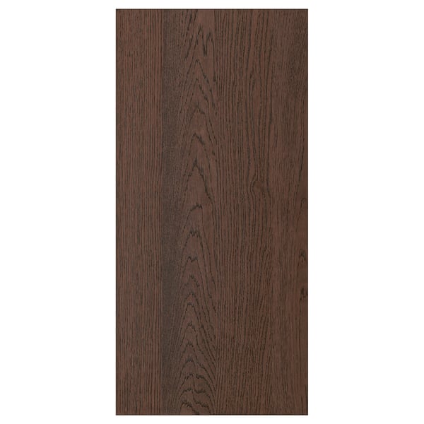 A dark wooden panel, SINARP, with sleek oak edges, adding a modern yet classic touch.