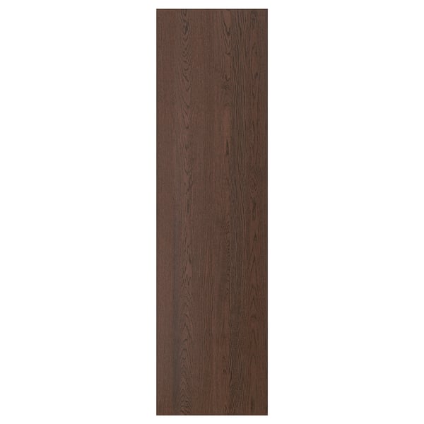Dark brown oak panel with sleek edging.