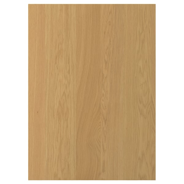 SINARP oak-veneer panel, 25-year guarantee. Uniform finish, oak grains, rectangular.