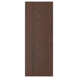 SINARP oak veneer dark wood panel, sleek rectangular design, modern yet classic.