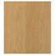 A SINARP wooden door in oak colour, featuring solid oak edges and a square shape.