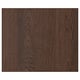 A SINARP dark wood front panel featuring oak veneer with a modern design.