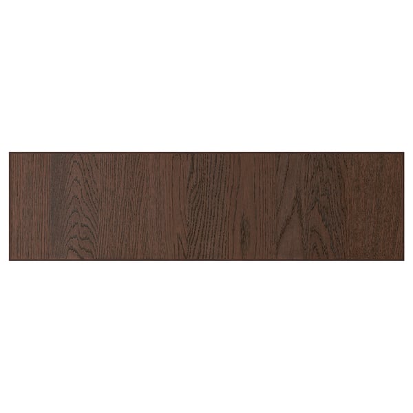 Dark oak panel with solid edge