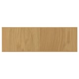 A wooden panel in natural oak colour with a smooth finish.