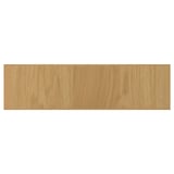 Wooden oak panel, rectangular & smooth.
