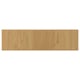 Wooden oak panel, rectangular & smooth.
