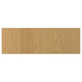 SINARP oak-wood cabinet door. Rectangular, natural wood colour with veneer and solid oak edges.
