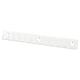SKÅDIS white organiser, made of steel, multiple hooks to hang items, designed for organising small objects, with a simple and practical design.
