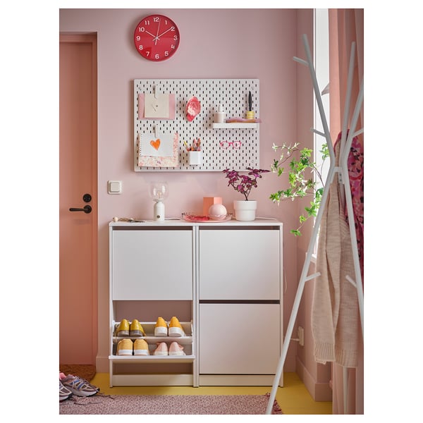 SKÅDIS Pegboard combination, white, 30x22 "
