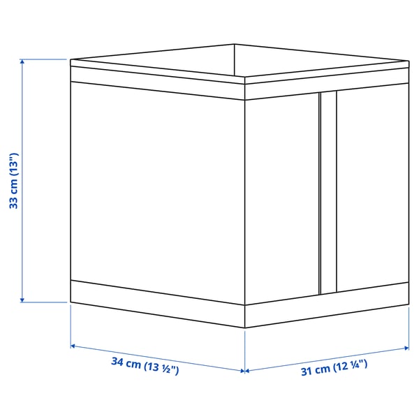 Illustration with measurements for the product: SKUBB.