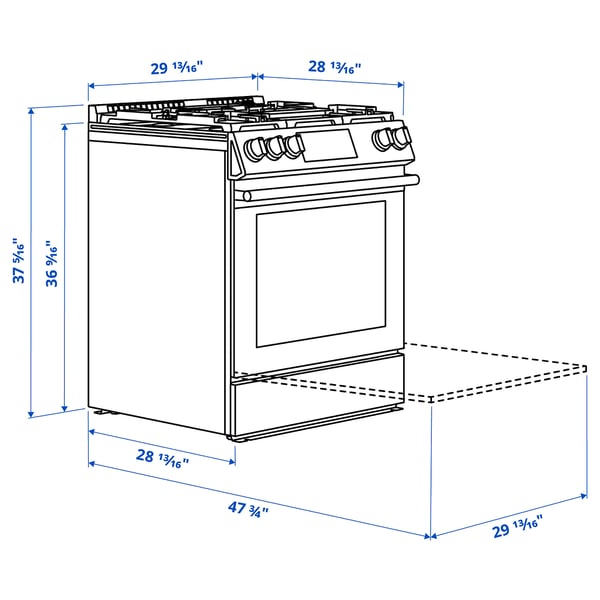Illustration with measurements for the product: SNESSLINGE.