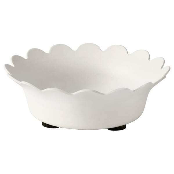SNÖSISKA Tealight holder, off-white, 1 "