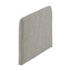 The SÖDERHAMN sofa cover is grey, rectangular, with a textured fabric, designed for easy cleaning and attachment.
