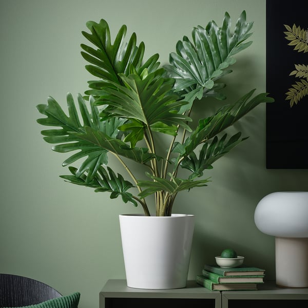 SOJABÖNA Plant pot, white, 7 ½ "