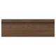 STENSTA: dark brown ash veneer kitchen front, rectangular with solid wood handle.