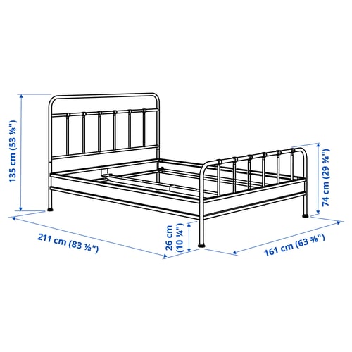 Illustration with measurements for the product: STJÄRNÖ.