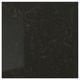 Black marble-textured TÄRNHULT wall panel, smooth, custom-fit design.