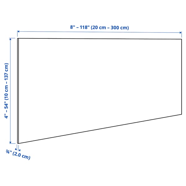 Illustration with measurements for the product: TÄRNHULT.