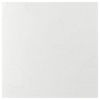 White TÄRNHULT recycled glass wall panel, smooth, rectangular, nature-inspired design.