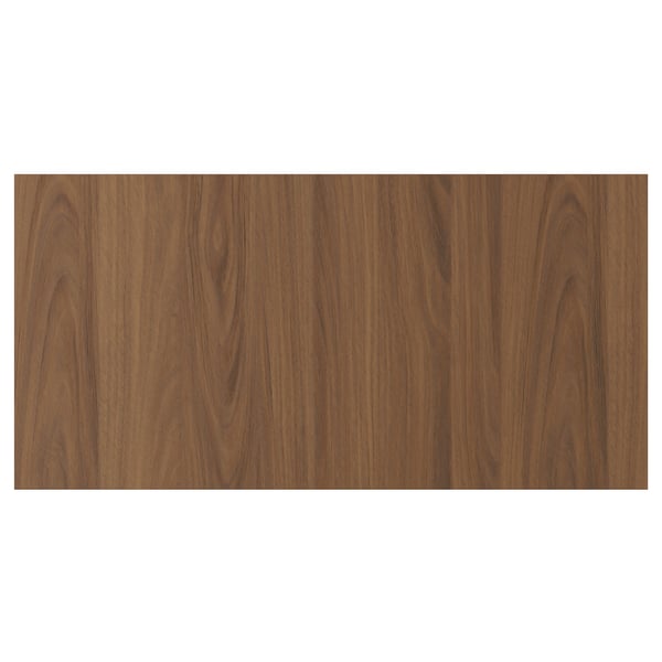 Dark walnut panel with smooth, vertical grain.