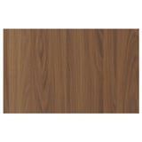 TISTORP walnut finish wooden panel, smooth with grain pattern, brown, rectangular, modern design.