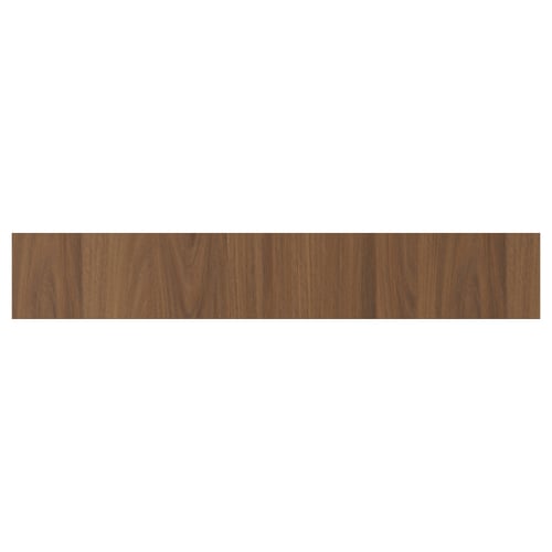 TISTORP walnut-brown wood veneer drawer front, rectangle, smooth finish.