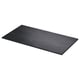 TOLKEN black rectangle countertop, sleek finish, made from fibreboard & melamine foil, modern design.