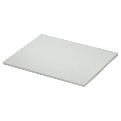 TOLKEN grey rectangular countertop, fiberboard and foil, modern design.