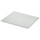 TOLKEN grey rectangular countertop, fiberboard and foil, modern design.