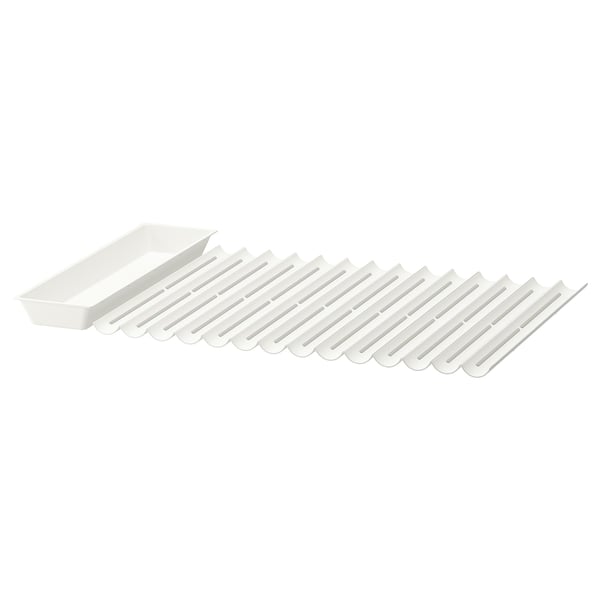 UPPDATERA Utensil tray/7 spice racks, white, 33x19 1/2 "