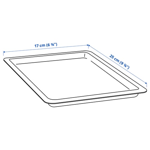 Illustration with measurements for the product: UPPSNOFSAD.