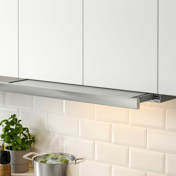 Pulling stove hood