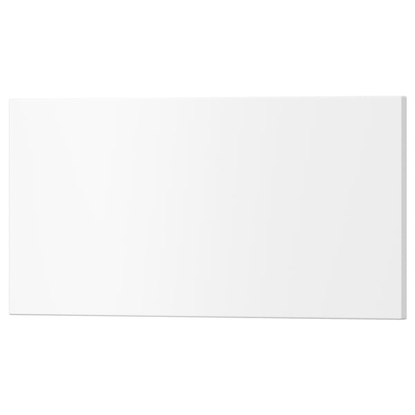 UTRUSTA drawer fronts in white, made of acrylic paint on fibreboard, with a sleek, rectangular design.