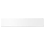 White UTRUSTA drawer front, acrylic paint on fibreboard, smooth surface.