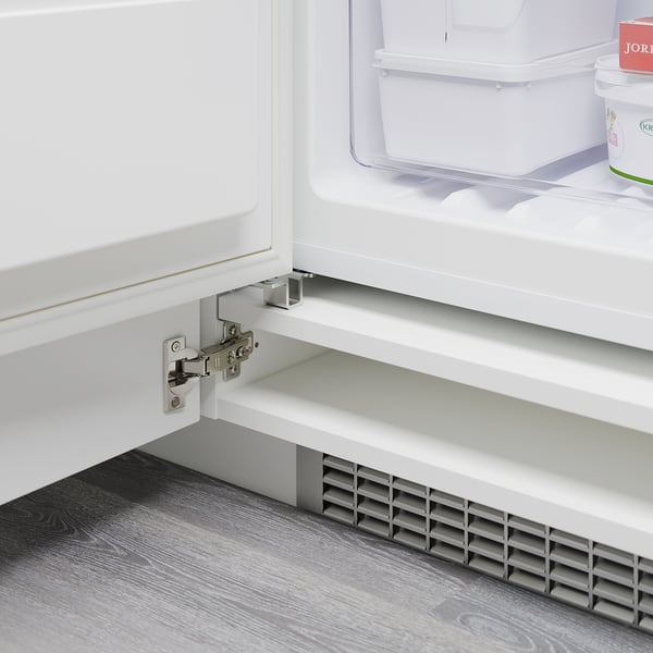 Adjustable fridge hinge, UTRUSTA, with screws.