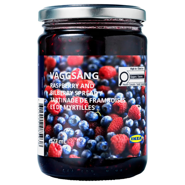 VAGGSÅNG Raspberry and bilberry spread, 15 11 oz