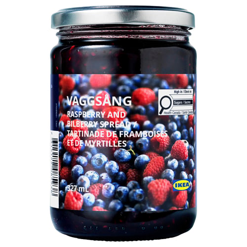 VAGGSÅNG Raspberry and bilberry spread, 15 11 oz