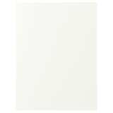 VALLSTENA: white kitchen cabinets - plastic foil, rectangular, simple design.